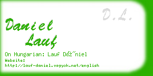 daniel lauf business card